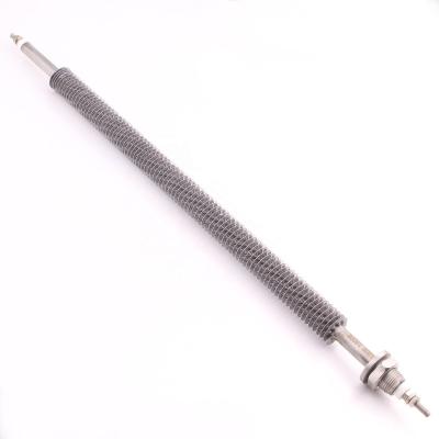 China Heater Parts Stainless Steel Electric 1600w Heating Element Resistance Fin Tubular Fin Band Heater for sale