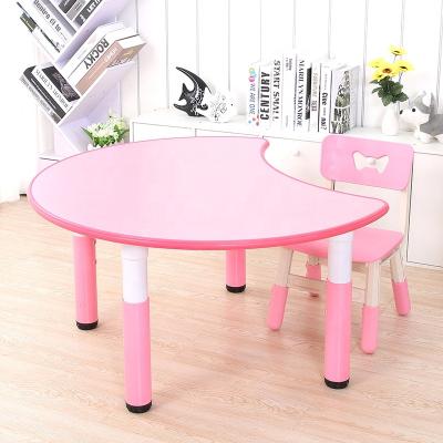 China Modern Preschool Daycare Furniture Durable Plastic Table For Kids for sale