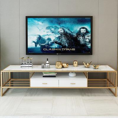 China Modern Living Room Adjustable Nordic Home Marble Cabinet TV Iron (The Other) Cabinet for sale