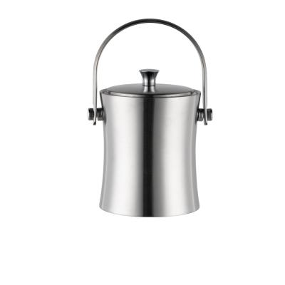 China 2021 Sustainable Stainless Steel Ice Bucket 3l Ice Bucket Factory Hot Selling Custom for sale