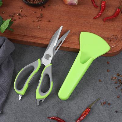 China 2021 Universal Hot Selling Mordern Kitchen Tool Refrigerator Kitchen With Holder Cover Chicken Bone Cutter Magnetic Bone Scissors for sale