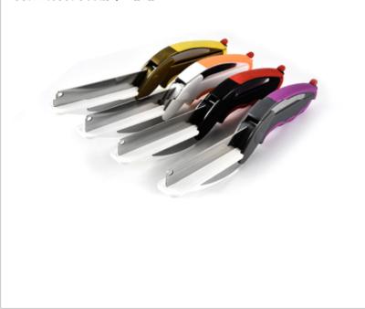 China Mordern Design Stainless Steel Food Scissors Smart Vegetable and Fruit Special Scissors for sale