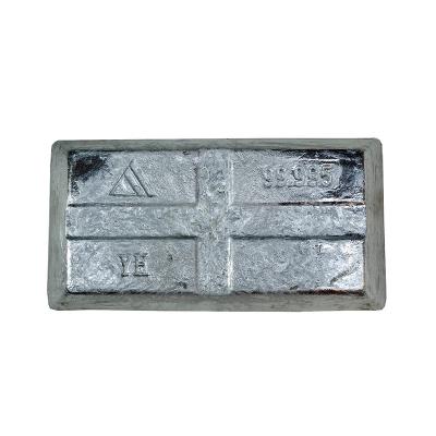 China Die Cast Alloy Battery Industry ZINC INGOT 99.995% LOW PRICE for sale