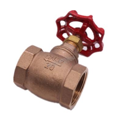 China DW325 OEM/ODM 0.75inch Gunmetal BS1400 LG2 Bronze Globe Valves China Factory for sale