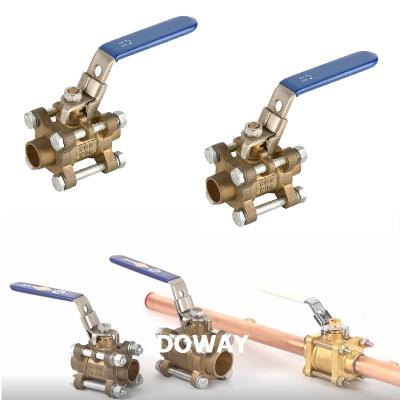 China General China Factory OEM Medical 3/4 Inch Gas Ball Valve 600PSI METECO COPPER K TUBE for sale