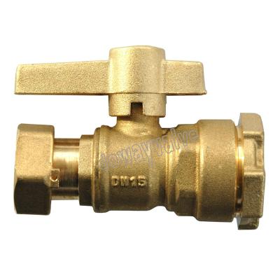 China General China Supplier Wholesale Brass Lockable PN16 Ball Valve (DW301) for sale