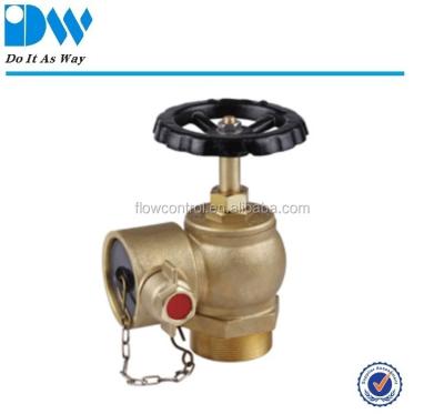 China Brass Right Angle Thread Fire Hydrant Valve Fire Hydrant Landing Landing Valve for sale