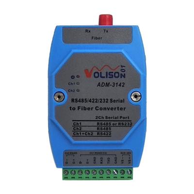 China RS485/422/232 Serial Port Converter RS485 Fiber Transceiver ADM-3142-FC1 Multipurpose Fiber Optic Single Fiber ADM-3142-FC1 FC1 for sale