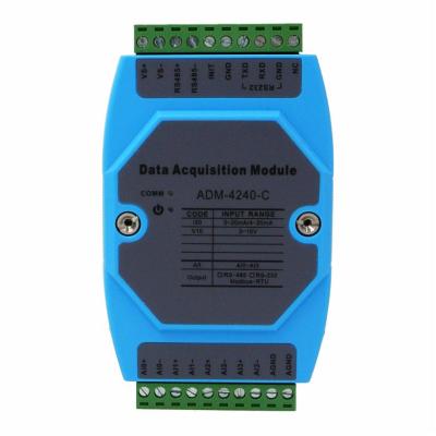 China ADM-4240-C 4 to 485 Modbus ADM-4240-C Channel 0-10v Analog Data Acquisition Module for sale