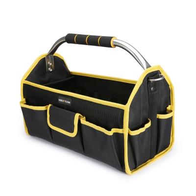 China Portable High Quality Waterproof Engineer Heavy Duty Car Mulit-purpose Open Mouth Electrician Bag For Tool for sale