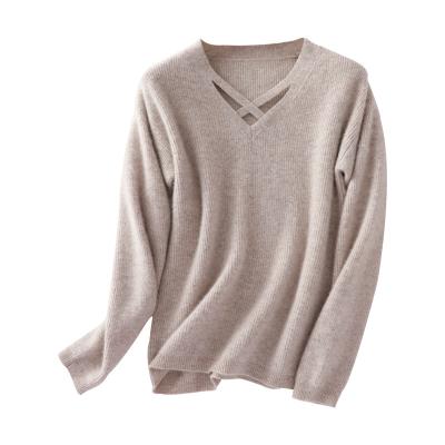 China New Type Ladies Tight Fit Wool Rouran Cashmere Breathable Well Base Sweater for sale