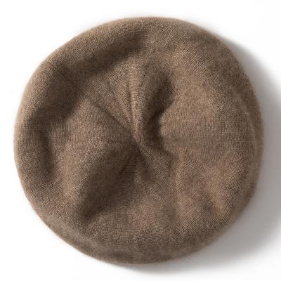 China Cashmere Best Selling Goods Wearing Ladies Winter Cashmere Soft Comfortable Beret for sale