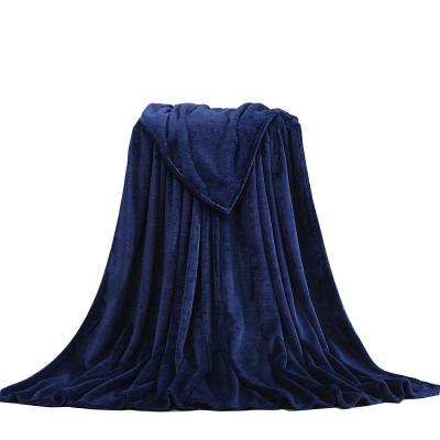 China Salt Costom Sustainable Warm Luxury High Quality Soft Travel Winter Throw Soft Flannel Weighted Blankets for sale