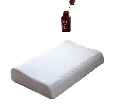 China Anti-static White Jacquard Fabric Wave Memory Latex Pillow Sponge Pillow for sale