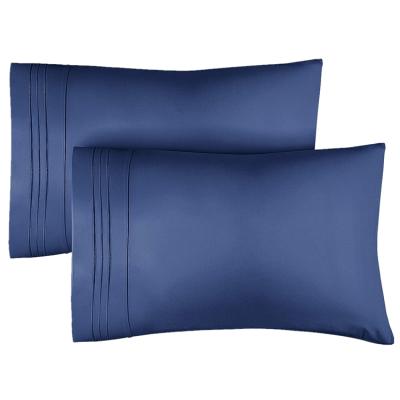 China Nondisposable Popular Brushed Microfiber Colored Pillowcase for sale