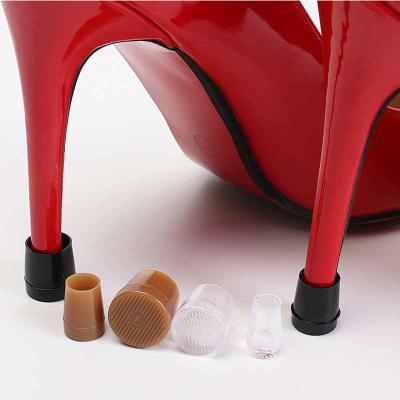 China Non-slip Wearable PVC Heel Cover Around Woman High Heels Cover Device TPU/PVC Soft Material Muffler Heel Protector for sale