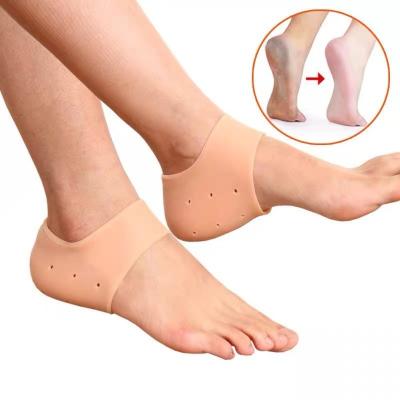 China Foot Care Silicone Heel Protector Relieve Heel Pain Unisex Heel Moisturizing Breathable Foot Wear Protector Socks for sale