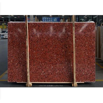 China Large Modern Floor Tile Stone Panel Outdoor Bathroom Terrazzo Slab for sale