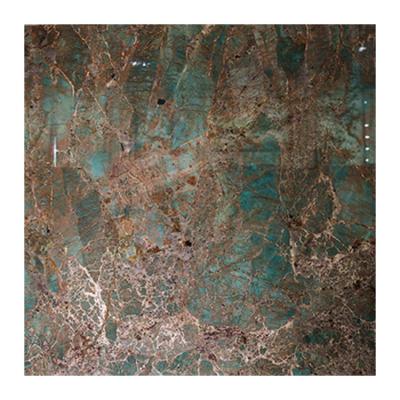 China Modern Semi Precious Stone Amazon Green Flame Luxury Granite Tile Slab Quartzite for sale