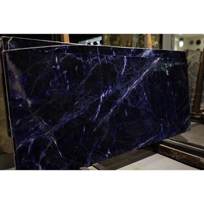 China Modern Granite Luxury Stone Price Electroplate Blue Onyx Quartzite Slab for sale