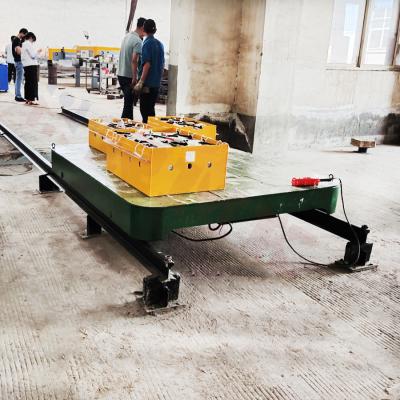 Chine Pile électrique de moteur de C.C de Ton Industrial Transfer Cart de la charge lourde 12 à vendre