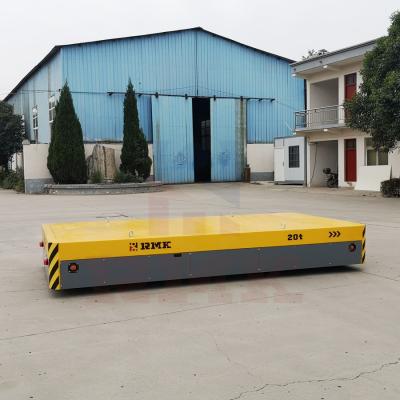 China 20 Tons Warehouse Heavy Duty Transfer Cart Remote Control Laser Scanning for sale