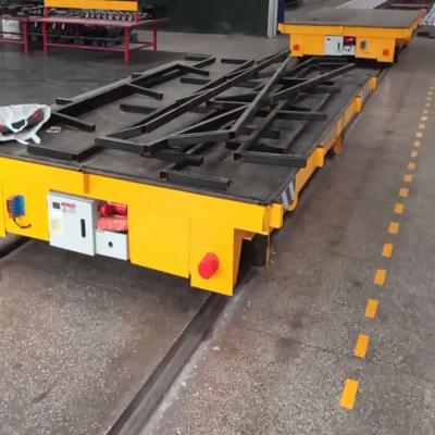 China 30 Ton Electric Cable Power Transfer Karretjespoor Geleide Materiële Vervoer Te koop