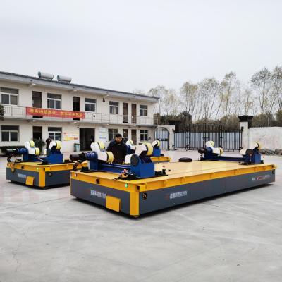 China Dc Motor Battery 10 Tons Radio Remote Control Platform Industrial Transfer Cart for sale