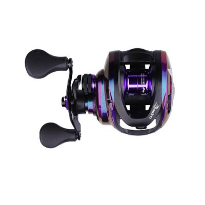 China Fishing Full Line Spinning Wheel Reel Cup Rod High Ratio Magic Baitcasting Reel Metal Sea Fishing Fishing Reel DARK KNIGHT for sale