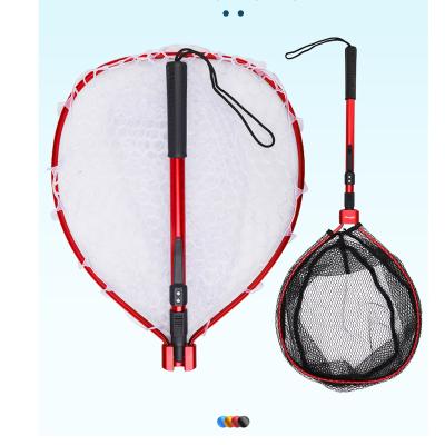 China SL001 China wholesale fishing tool collapsible silicone landing net for sale