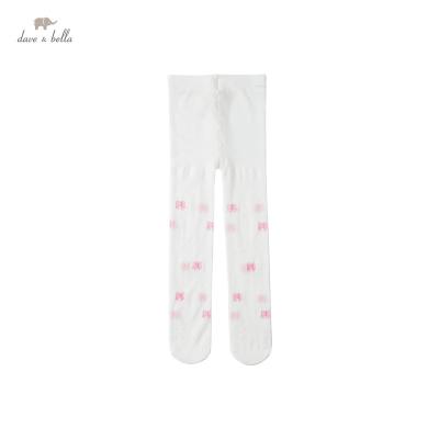 China babies 13% spandex DB17695 dave 87% nylon summer infant lolita bow print spats kids bella fashion spats for sale