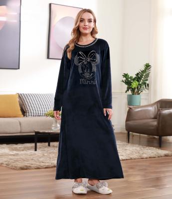 China QUICK DRY pajamas sleepwear women robe pajamas set robe style nightgown, girls nightgown for ladies cotton, women nightgown for women cotton for sale