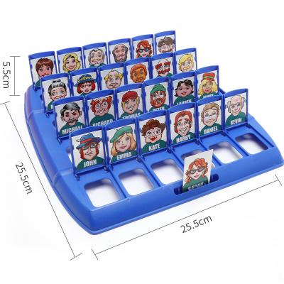 China Plastic Children's Game Educational Game Guess I Am Parent-child Interactive Memory Toy Matching Desk Game for sale