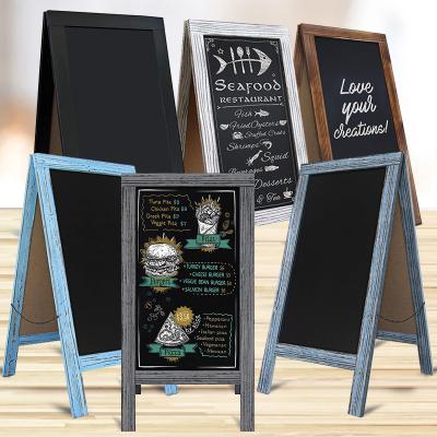 China Table Chalk Boards With Frame Chalk (13x9 Magnetic Porcelain) A Frame Chalk Board Sign For Business Bistros Bar Sandwich 80x100cm for sale