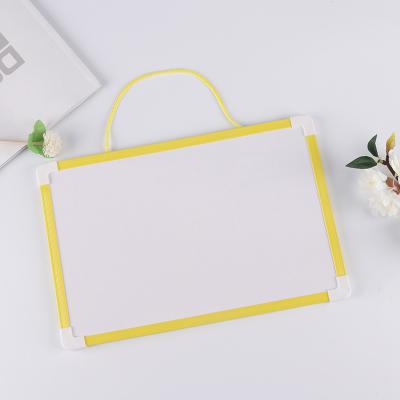 China Wholesale Plastic White Magnetic Board Magnetic Board 9*12 Inches Small Child's Registration Board Hanging Desk School Support for sale