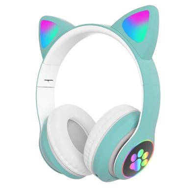 China Cat Shape Wireless Headphones Free Sample Onikuma K9 Laptop PC Cat Ear Gaming Headphones Comfortable Wearing Pink Headsets For Wholesale for sale