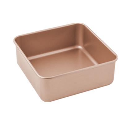 China Baking Tools Tray Cake Mold Bakeware Non-Stick Kitchen DIY Bakeware Square Bread Pan Mold Carbon Steel Toast Bread Loaf Mold Viable for sale