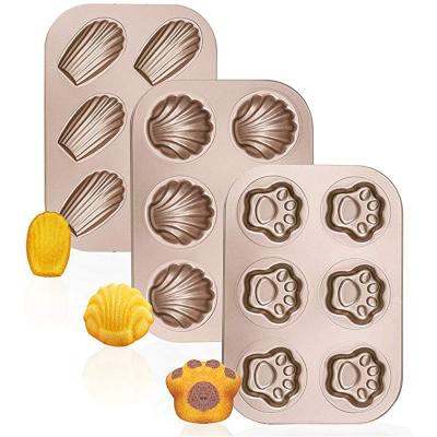 China Amazon Cake Mold Madeleine Mold Banana Shell Sustainable Baking Baking Pan One Cake Mold for sale