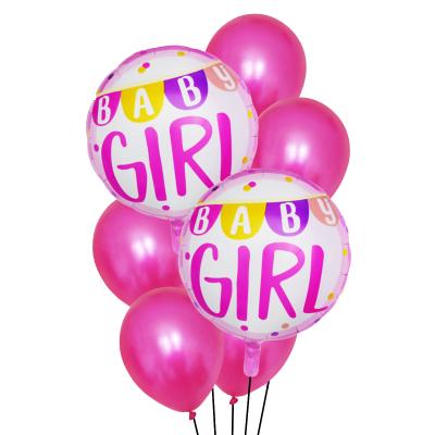 China Gender Reveal Gender Reveal Amazon Hot Sale 8pcs Gender Reveal Balloon Set For Gender Reveal Party Decoration Boy Or Girl Reveal Balloon Baby Shower Balloon for sale