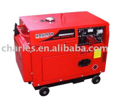 China Haomax 5kw Silent Diesel Generator HM6000DS for sale