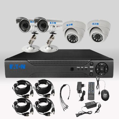 China DIY Security 4CH AHD DVR 1200TVL 720P 1.0MP HD Security Camera Surveillance System for sale