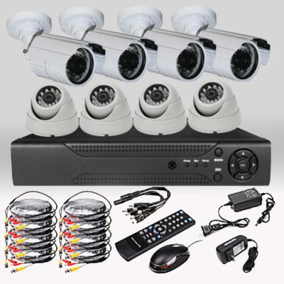 China CCTV Security DIY  8CH 720P 1.0MP Camera AHD DVR Day Night Home Surveillance System for sale