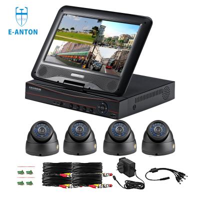 China 4CH DOME 720P AHD camera kits with 10 inch LCD screen AHD DVR 3 IN ONE for sale