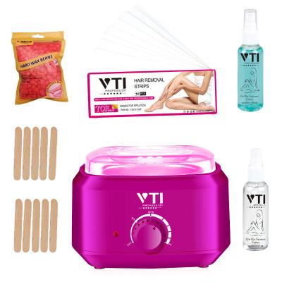 China Best Selling Hotel Hair Removal Wax Machine Melting Hair Removal Waxing Hot Household Wax Machine Set for sale