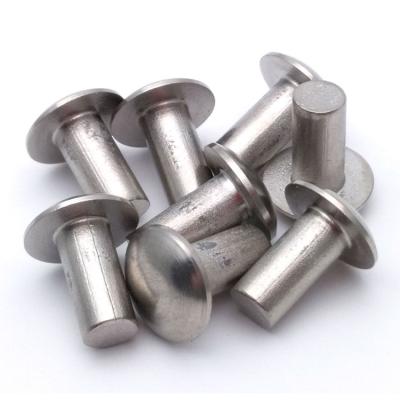 China Custom Bicycle Brass Copper Aluminum Round Head Solid Stainless Steel Rivets for sale