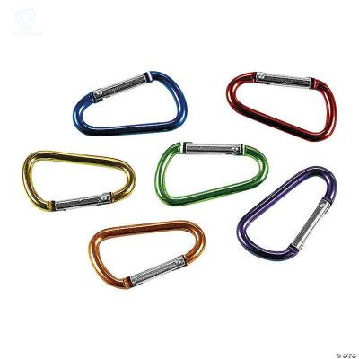 China Anmei Mosqueton 35 Kn 2.25 Carabiner Small Pouch Safey Charm Hook Molle Snap Alarm Bunny Plate Mosquetones Edc Edc for sale