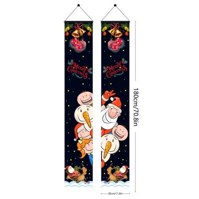 China Christmas Wedding Family Decorations Christmas Decor Signs Christmas Porch Hanging Banner Christmas Roll Up Banner For Front Door Fireplace Garage Wall Home Ornaments for sale