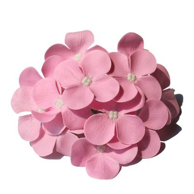 China Decoration Floral Supplies Soap Rose Artificial Flower Heads Hydrangeas Flowers Gift Flores Artificiales Wedding Arrangement for sale