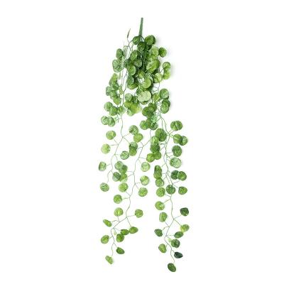 China Silk+plastic+iron Artificial Ivy Hanging Vine Simulation Green Wire Plants Rattan Decor For Outdoor Christmas Decorations for sale