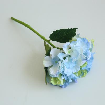 China Pambou Event Planning Supplies Artificial Silk Flower Group Party Decoration Simulation Hydrangea Bridal Flower Bouquet for sale